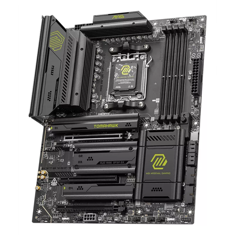 Mainboard MSI MAG X870E TOMAHAWK WIFI — AMD X870E, Socket AM5, ATX, 4x DDR5 DIMM, 4x M.2, Wi‑Fi, 5Gb Ethernet
