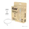 CLUB3D USB 80Gbps zertifiziertes 240W 8K240Hz Type-C® 1.2m / 3.94ft schwarzes Kabel