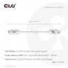 CLUB3D USB 80Gbps zertifiziertes 240W 8K240Hz Type-C® 1.2m / 3.94ft schwarzes Kabel