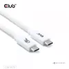 CLUB3D USB 80Gbps zertifiziertes 240W 8K240Hz Type-C® 1.2m / 3.94ft schwarzes Kabel