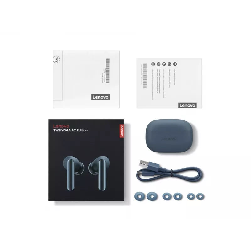 Lenovo TWS Yoga PC Edition Headset True Wireless Stereo (TWS) In-Ear Anrufe/Musik Bluetooth Teal