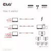 CLUB3D Thunderbolt™ 5 zertifiziertes Kabel 8K240Hz Daten 80/120 Gbps EPR 240 Watt M/M 1m / 3,28ft