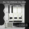 CORSAIR PC-Gehäuse - 5000T Mid-Tower High-Performance - Weiß