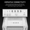CORSAIR PC-Gehäuse - 5000T Mid-Tower High-Performance - Weiß