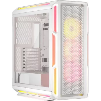 CORSAIR PC-Gehäuse - 5000T LX RGB Midi-Tower (tempered Glass) Weiß
