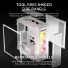 CORSAIR PC-Gehäuse - 5000T LX RGB Midi-Tower (tempered Glass) Weiß