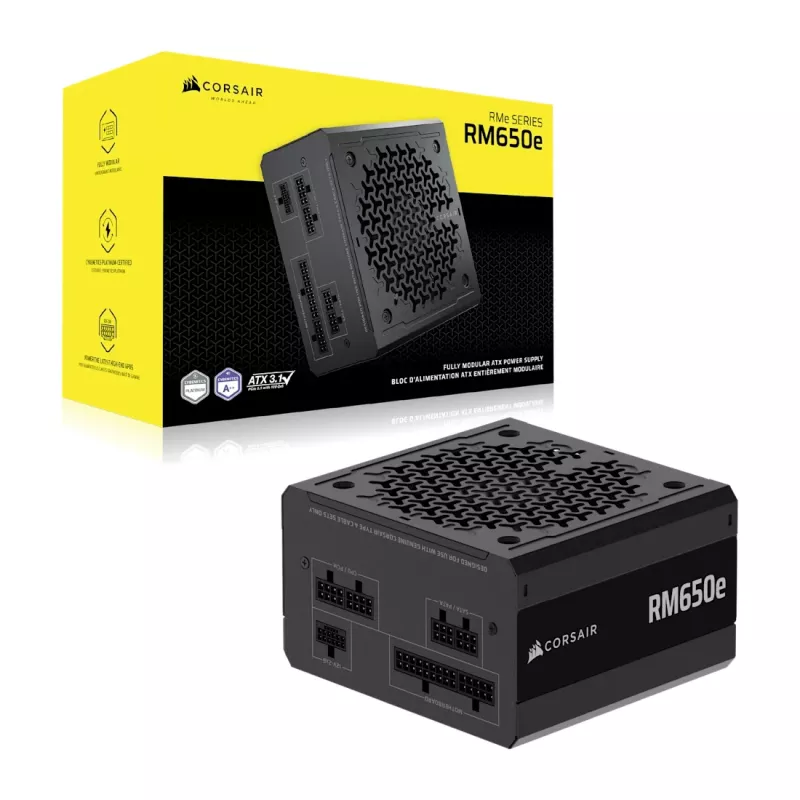 CORSAIR Netzteil - RMe Serie RM650e vollmodular, leiser ATX 650W