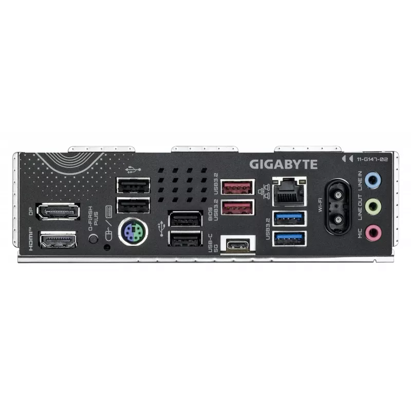 Motherboard GIGABYTE B850 GAMING WIFI6, AMD B850 Chipsatz, AM5-Sockel, ATX, 4x DDR5-Steckplätze, Wi‑Fi 6, 3x M.2, 4x SATA III