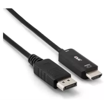 CLUB3D CAC-1083 DisplayPort-Kabel 2 m HDMI Typ D (Micro) Schwarz