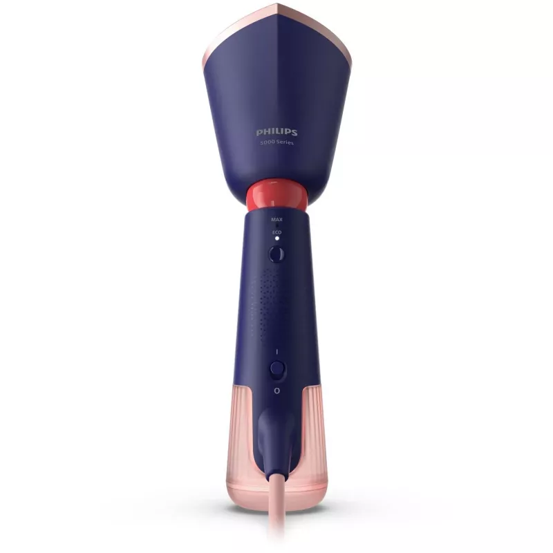 Philips 5000 series Handdampfglätter, Handdampfglätter für Kleidung, 0,32 L, 0,58 min, Blau, Marineblau, Tasten