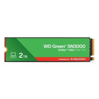 WESTERN DIGITAL SSD - WD Grün SN3000 NVMe - 500GB - PCIe Gen4 x4 - M.2 2280