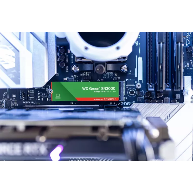WESTERN DIGITAL SSD - WD Grün SN3000 NVMe - 500GB - PCIe Gen4 x4 - M.2 2280