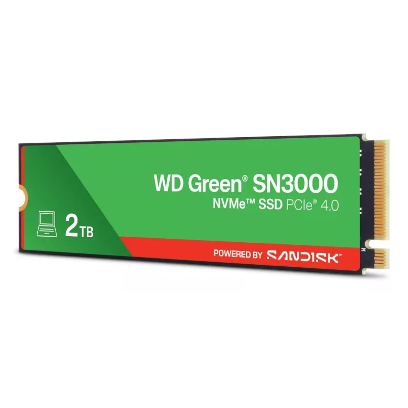 WESTERN DIGITAL SSD - WD Grün SN3000 NVMe - 500GB - PCIe Gen4 x4 - M.2 2280