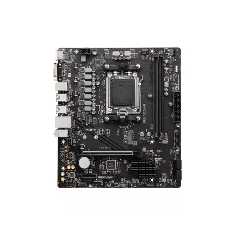 Motherboard MSI PRO A620M-B, AMD A620, Sockel AM5, Micro ATX