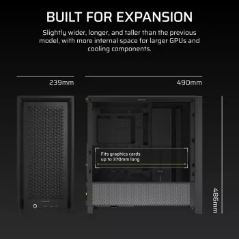 CORSAIR FRAME 4000D Midi-Tower-Gehäuse Schwarz