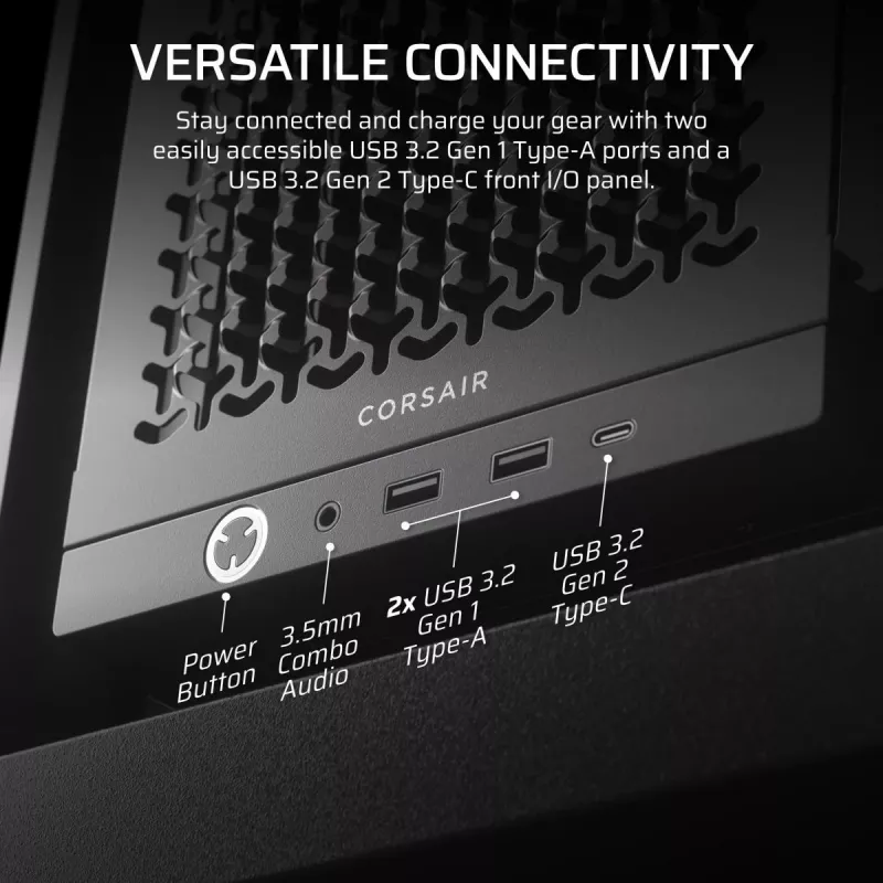CORSAIR FRAME 4000D Midi-Tower-Gehäuse Schwarz