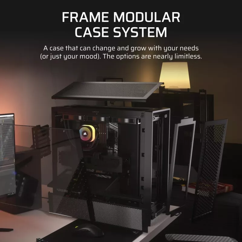 CORSAIR FRAME 4000D Midi-Tower-Gehäuse Schwarz
