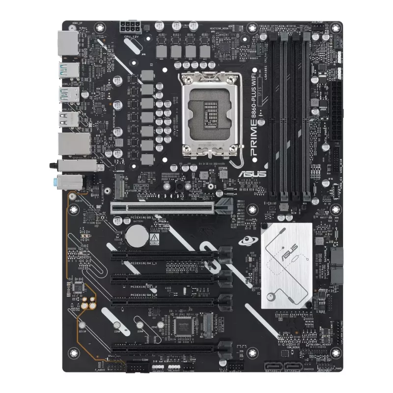 Mainboard ASUS PRIME B860-PLUS WIFI — Intel B860, LGA 1851, ATX, DDR5, 4 DIMM, Wi‑Fi 6E, 2.5Gb LAN, Bluetooth 5.3