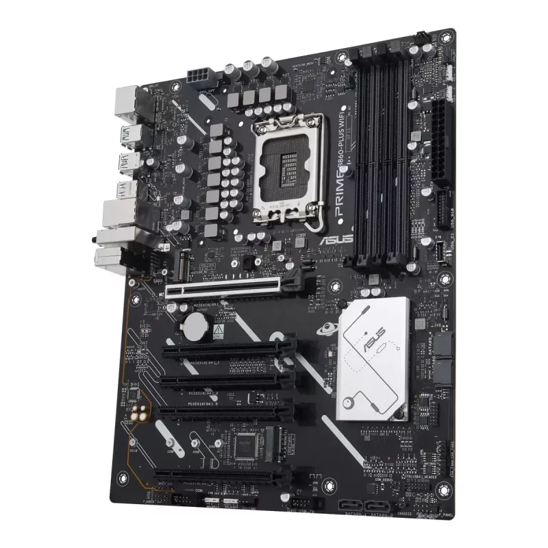 Mainboard ASUS PRIME B860-PLUS WIFI — Intel B860, LGA 1851, ATX, DDR5, 4 DIMM, Wi‑Fi 6E, 2.5Gb LAN, Bluetooth 5.3
