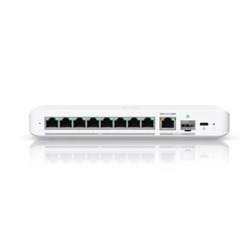 Managed Switch UBIQUITI UniFi Flex 2.5G USW-FLEX-2.5G-8 — 8× 2.5G RJ‑45, 1× 10G SFP+, L2, 60 Gbit/s