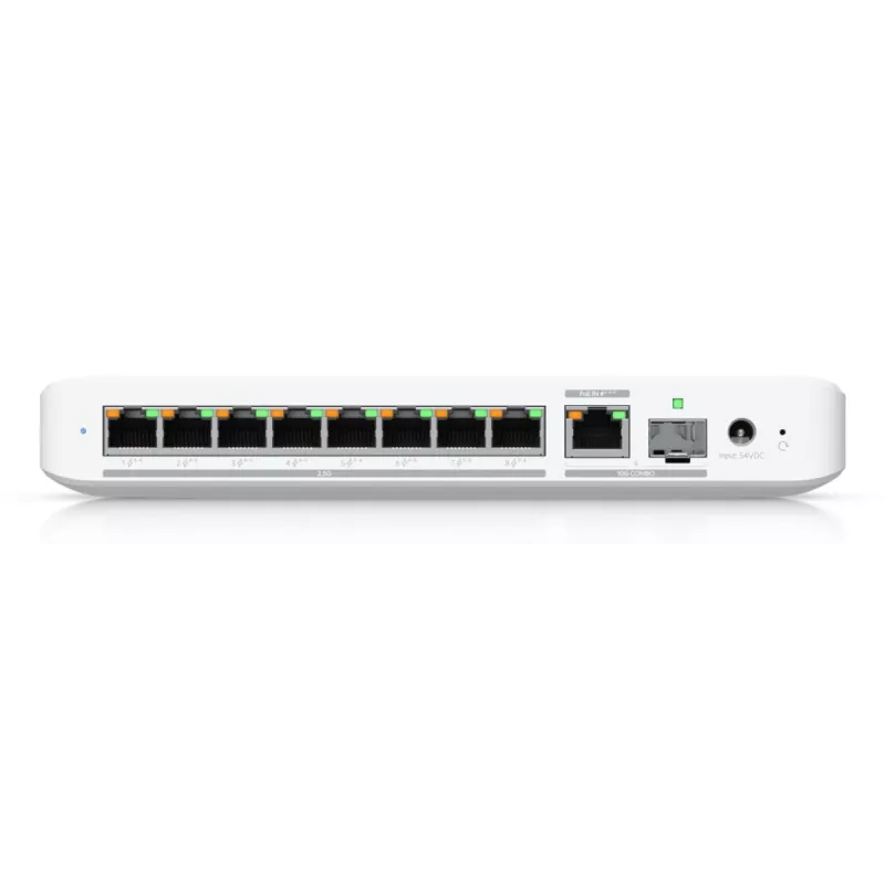 UBIQUITI NETWORKS UniFi Switch USW-Flex-2.5G-8-PoE 8x 2,5 GbE RJ45, 1x 10 GbE SFP+ 196 W