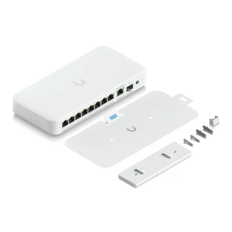 UBIQUITI NETWORKS UniFi Switch USW-Flex-2.5G-8-PoE 8x 2,5 GbE RJ45, 1x 10 GbE SFP+ 196 W