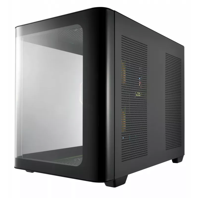 FSP S380-BA Gehäuse Mini Tower mITX, mATX Schwarz ARGB