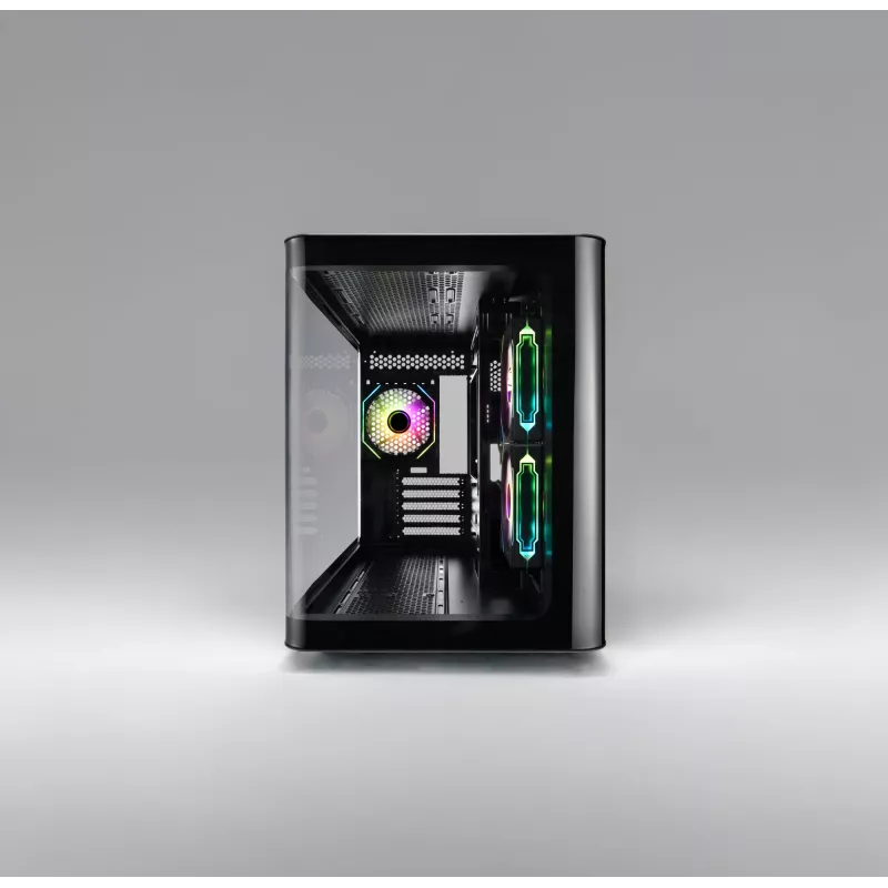 FSP S380-BA Gehäuse Mini Tower mITX, mATX Schwarz ARGB