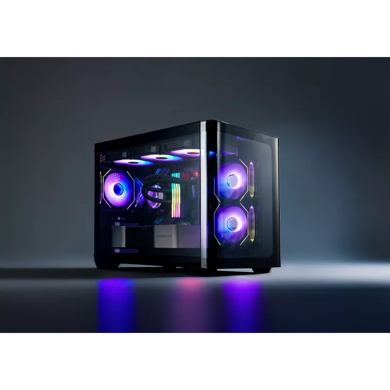 FSP S380-BA Gehäuse Mini Tower mITX, mATX Schwarz ARGB