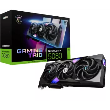 MSI GAMING GEFORCE RTX 5080 16G TRIO OC Grafikkarte NVIDIA 16 GB GDDR7