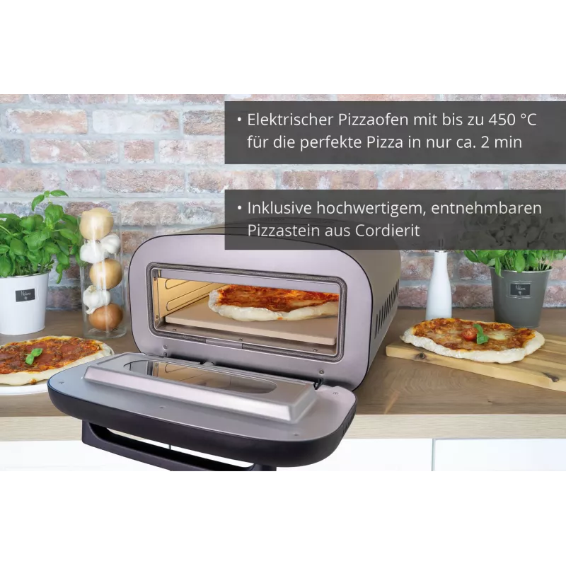 Unold 68805 Pizzabackofen 1 Pizza 1700 W Schwarz
