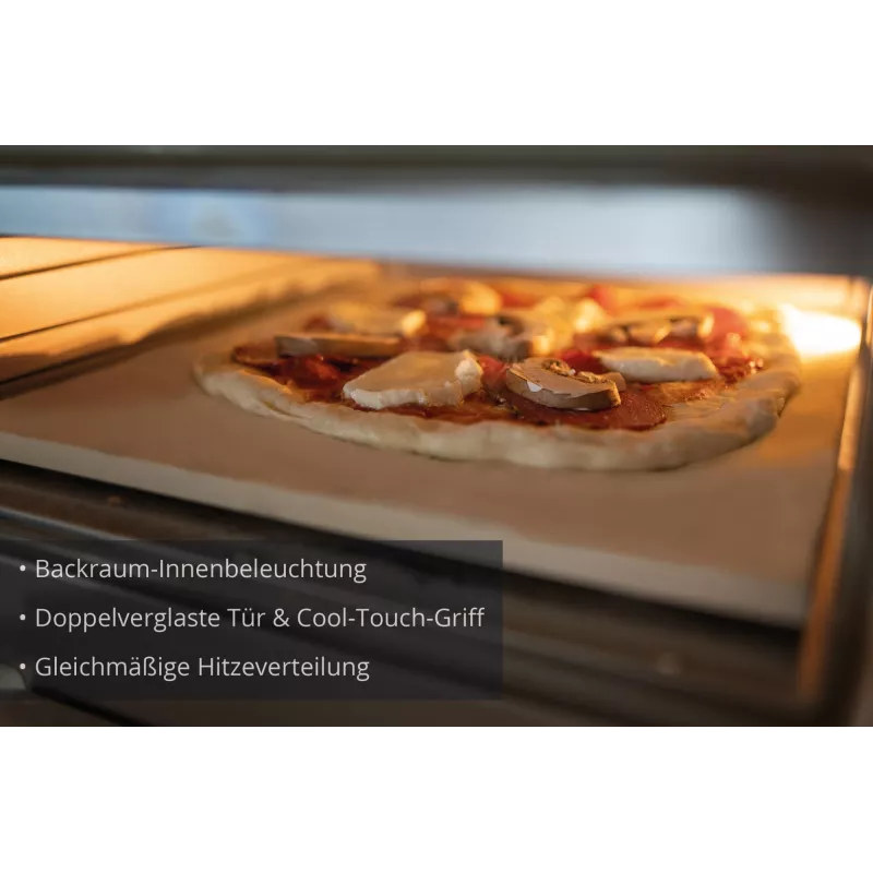 Unold 68805 Pizzabackofen 1 Pizza 1700 W Schwarz