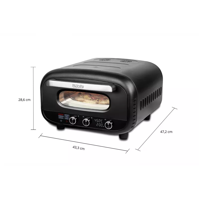 Unold 68805 Pizzabackofen 1 Pizza 1700 W Schwarz