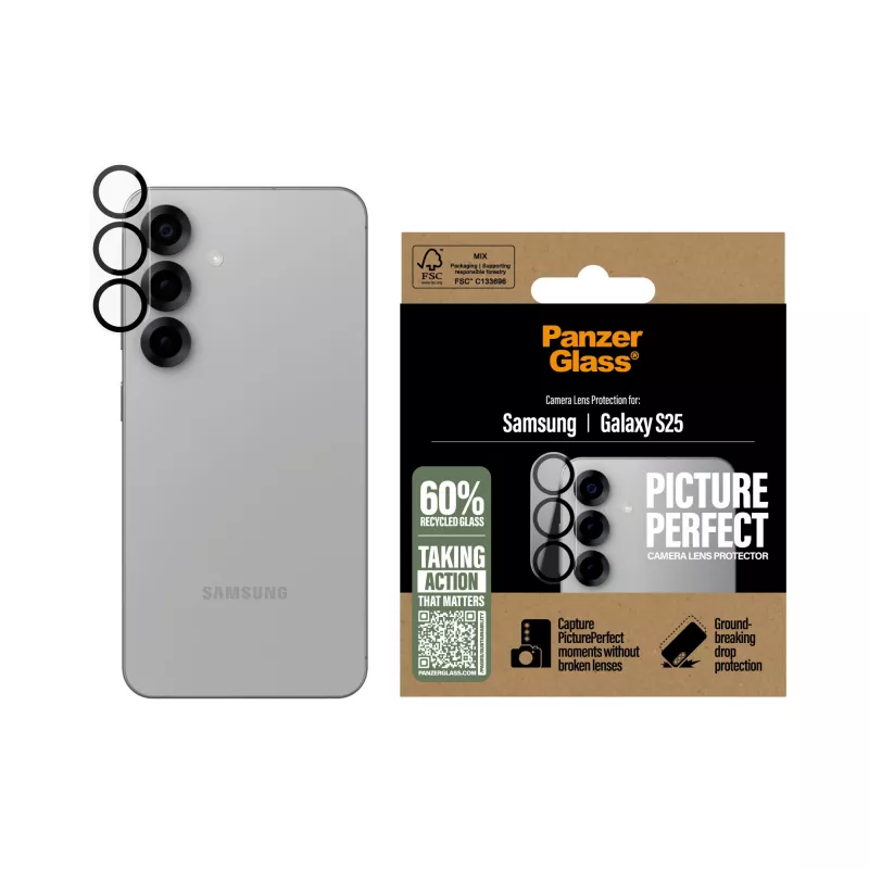 PanzerGlass ® PicturePerfect Kamera-Objektivschutz Samsung Galaxy S25