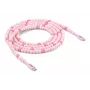 CLUB3D USB-C® Perlenkabel, Pink, 2 m, USB C, USB C, 0.48 Gbit/s, Pink