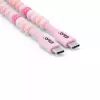 CLUB3D USB-C® Perlenkabel, Pink, 2 m, USB C, USB C, 0.48 Gbit/s, Pink