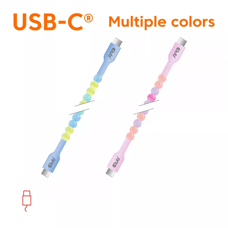 CLUB3D CAC-3011 USB-Kabel 2 m USB C Blau, Grün