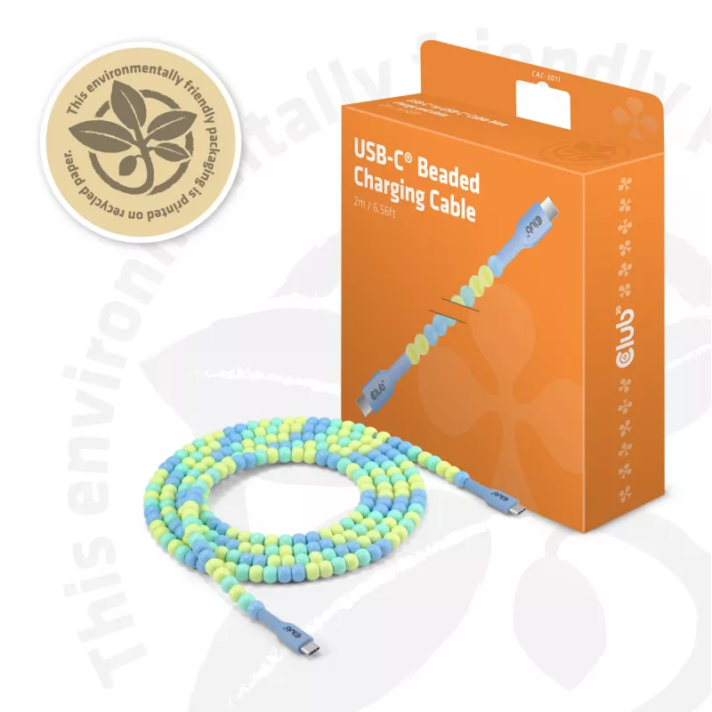 CLUB3D CAC-3011 USB-Kabel 2 m USB C Blau, Grün