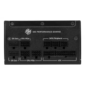 MSI MPG A850GS PCIE5 Netzteil 850 W 24-Pin ATX ATX Schwarz