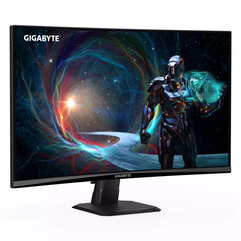 GIGABYTE GS27QCA 27 Zoll QHD Curved Gaming Monitor - 2560 x 1440, 180Hz, 1ms, 250 cd/m², FreeSync, HDR Ready, HDMI 2.0, DisplayPort 1.4