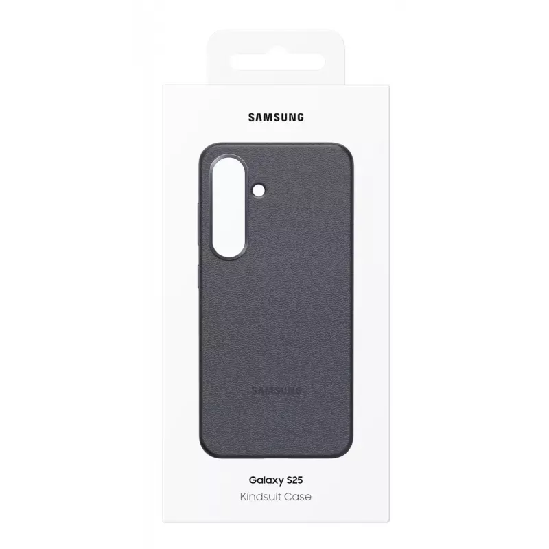 Cover Samsung Galaxy S25 Kunstleder-Hülle Schwarz