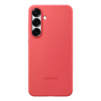 Samsung Silikon-Case für Galaxy S25+, Cover, Samsung, Galaxy S25+, 17 cm (6,7 Zoll), Rot