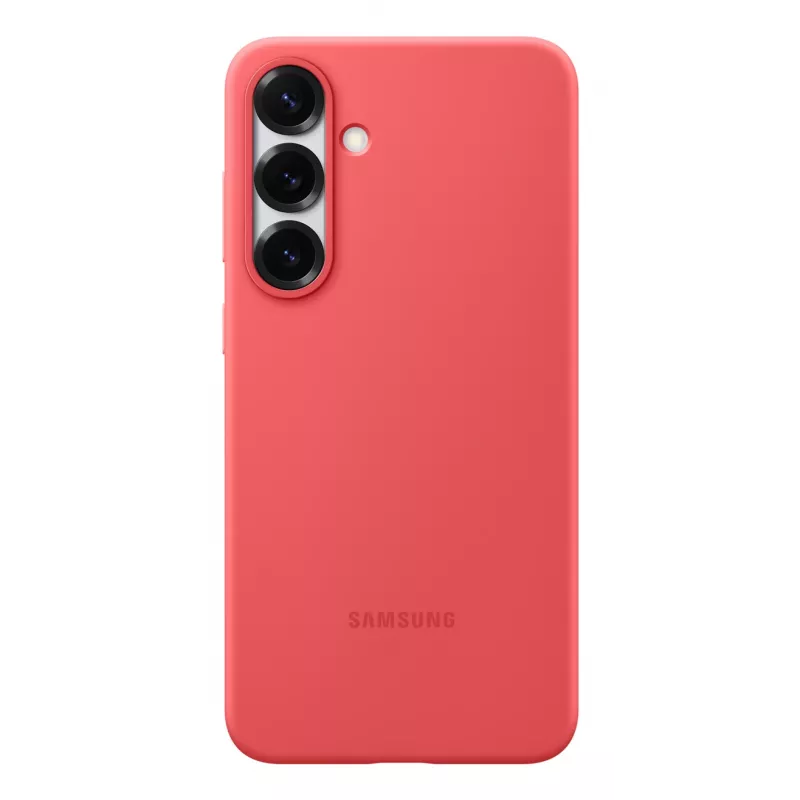 Samsung Silikon-Case für Galaxy S25+, Cover, Samsung, Galaxy S25+, 17 cm (6,7 Zoll), Rot