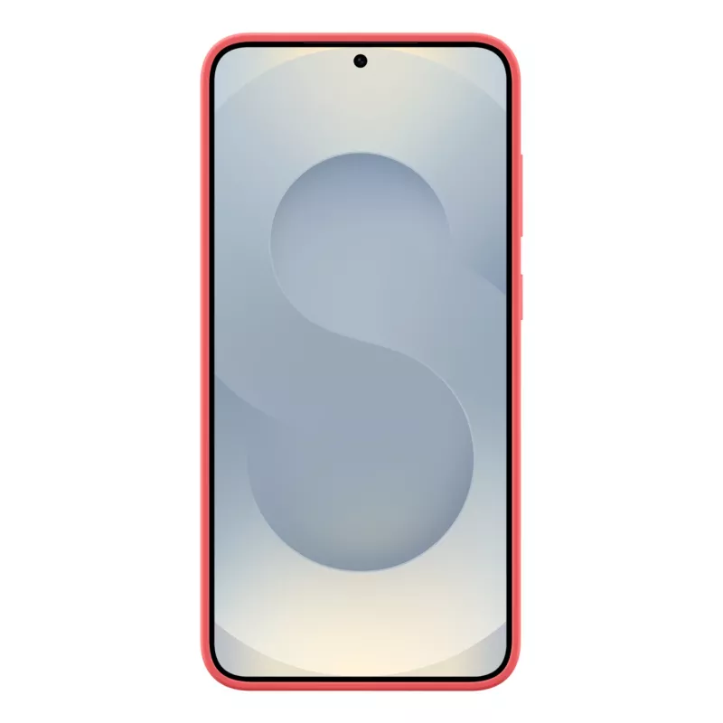 Samsung Silikon-Case für Galaxy S25+, Cover, Samsung, Galaxy S25+, 17 cm (6,7 Zoll), Rot