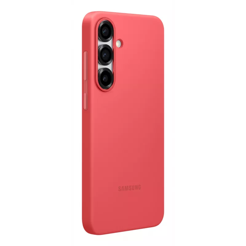 Samsung Silikon-Case für Galaxy S25+, Cover, Samsung, Galaxy S25+, 17 cm (6,7 Zoll), Rot
