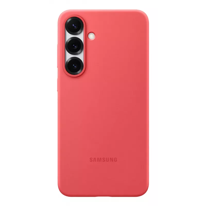 Samsung Silikon-Case für Galaxy S25+, Cover, Samsung, Galaxy S25+, 17 cm (6,7 Zoll), Rot