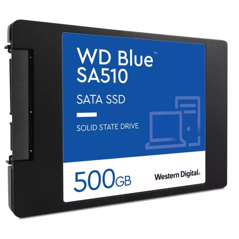 WESTERN DIGITAL SSD - WD Blau SA510 - 500GB - SATA 6Gb/s - 2.5in - 7mm mit Gehäuse
