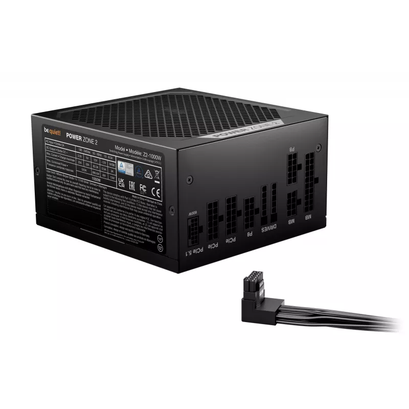 be quiet POWER ZONE 2 1000W Netzteil 20+4 pin ATX ATX Schwarz
