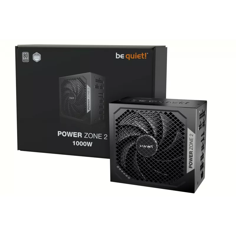 be quiet POWER ZONE 2 1000W Netzteil 20+4 pin ATX ATX Schwarz