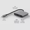 USB Type-C Hub TP-Link UH3020C — 3-Port (HDMI, USB-A, USB-C), 5 Gbit/s, HDMI 4K@60Hz, PD bis 100W, Aluminium, 0,18 m Kabel